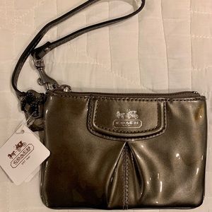 Coach Metallic Wristlet